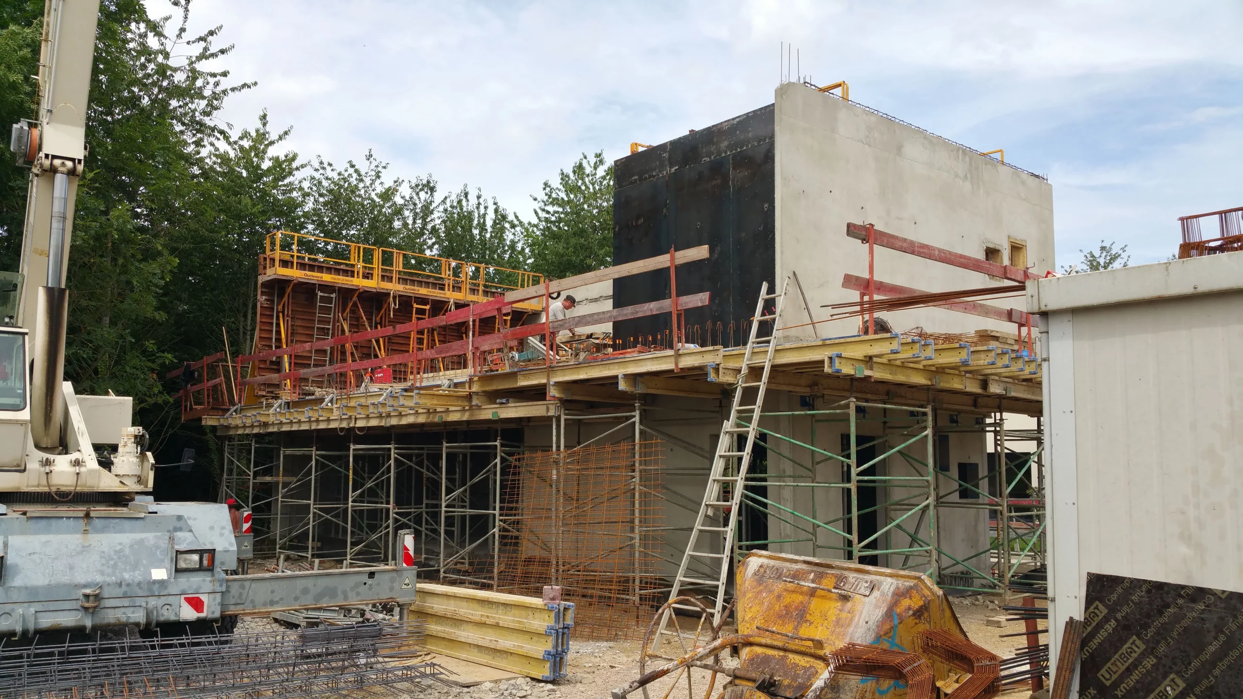 La maison à Saint Arnoult en travaux