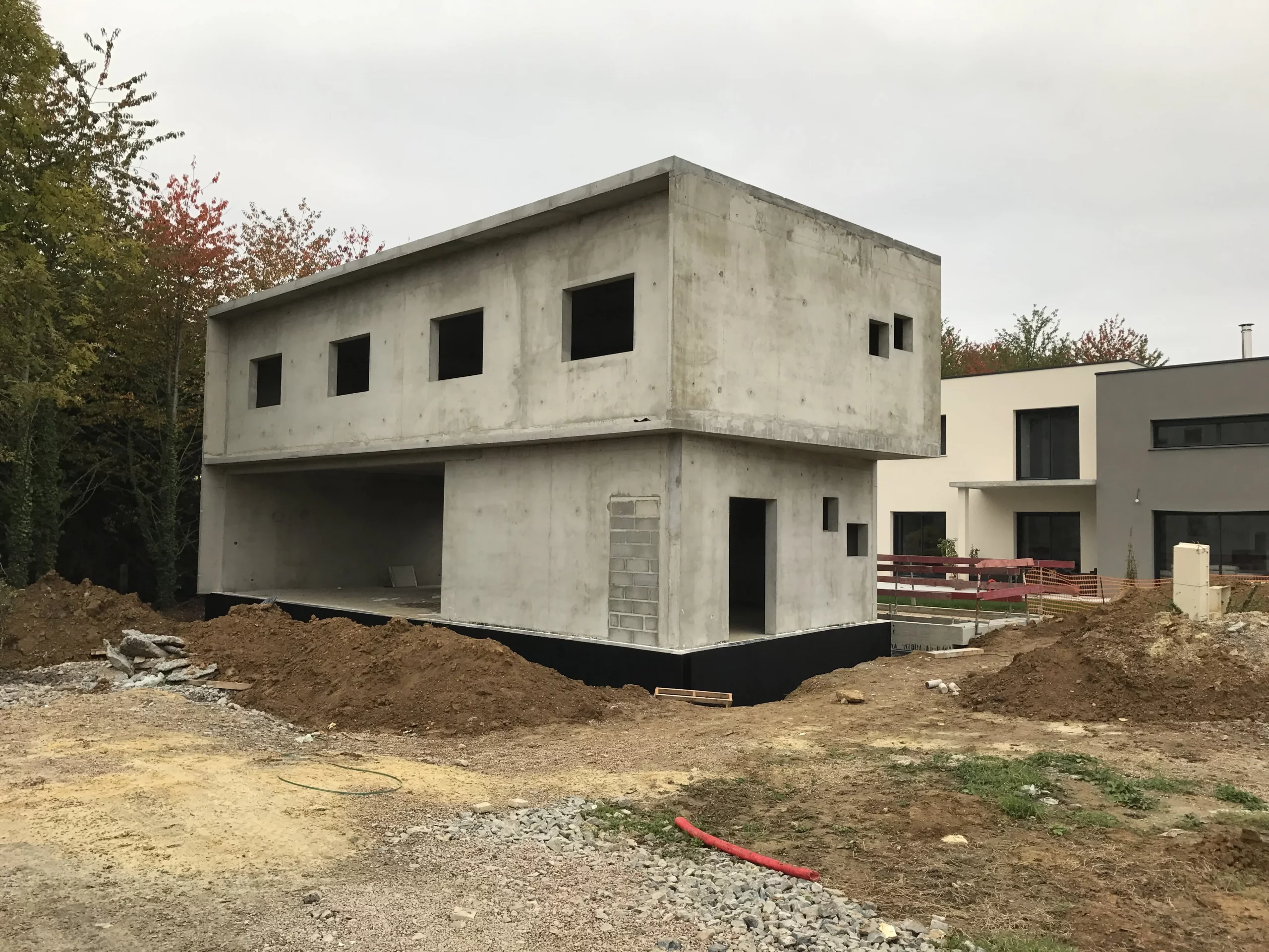 Maison d'architecte de Saint-Arnoult en phase de finalisation