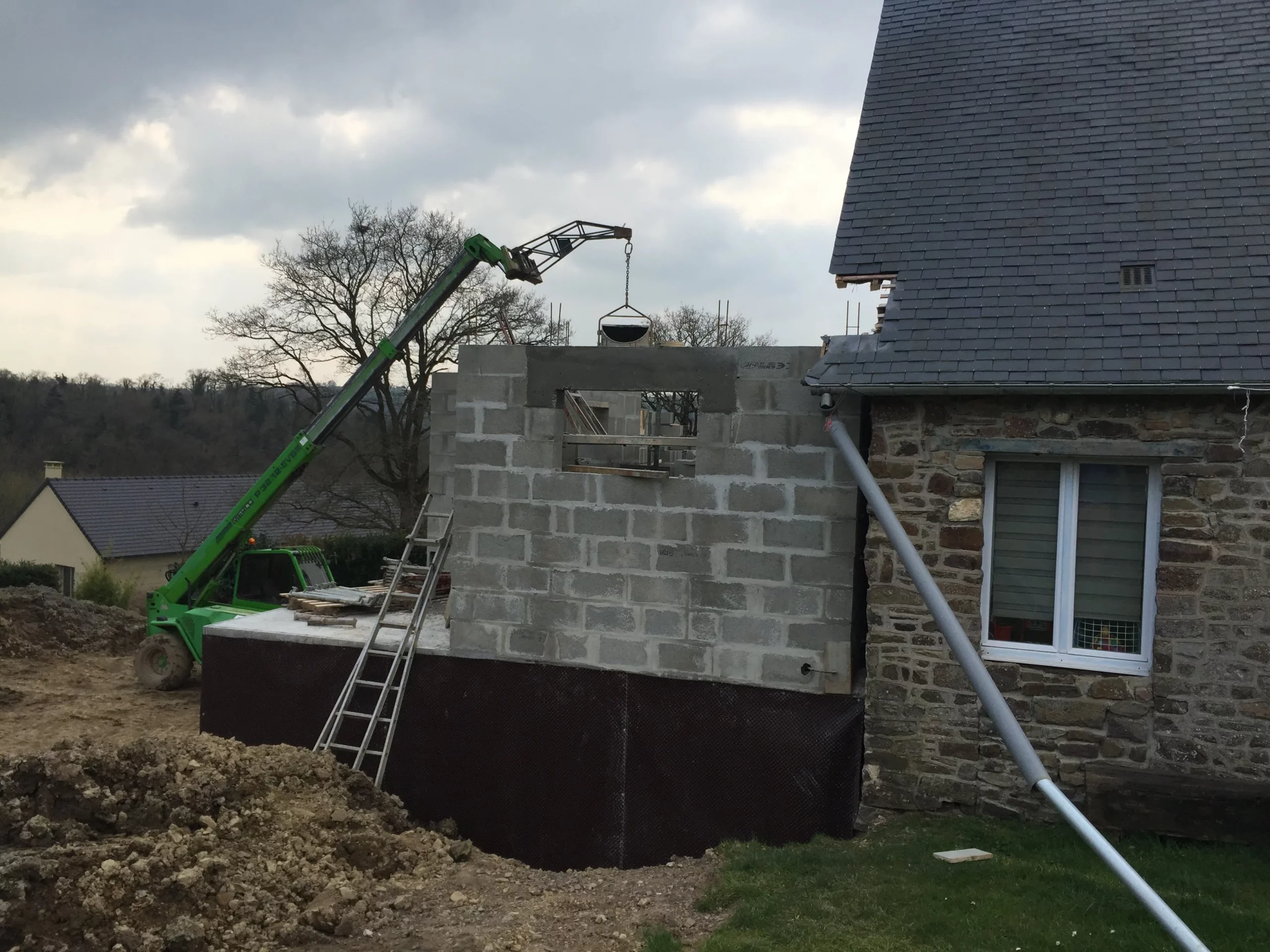 Extension d’une maison à Le Bô