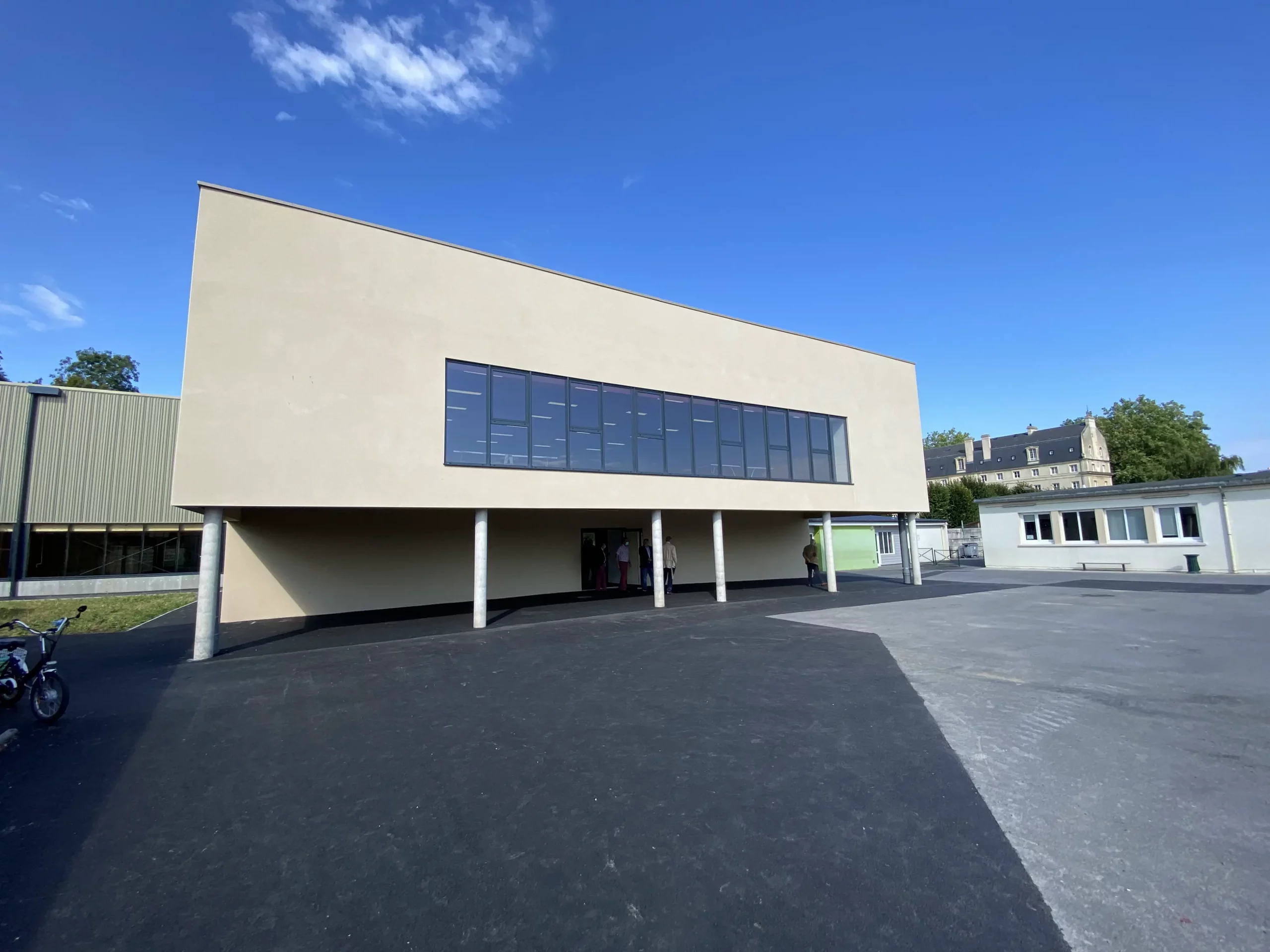 Le Gymnase du collège Saint Paul à Caen terminé