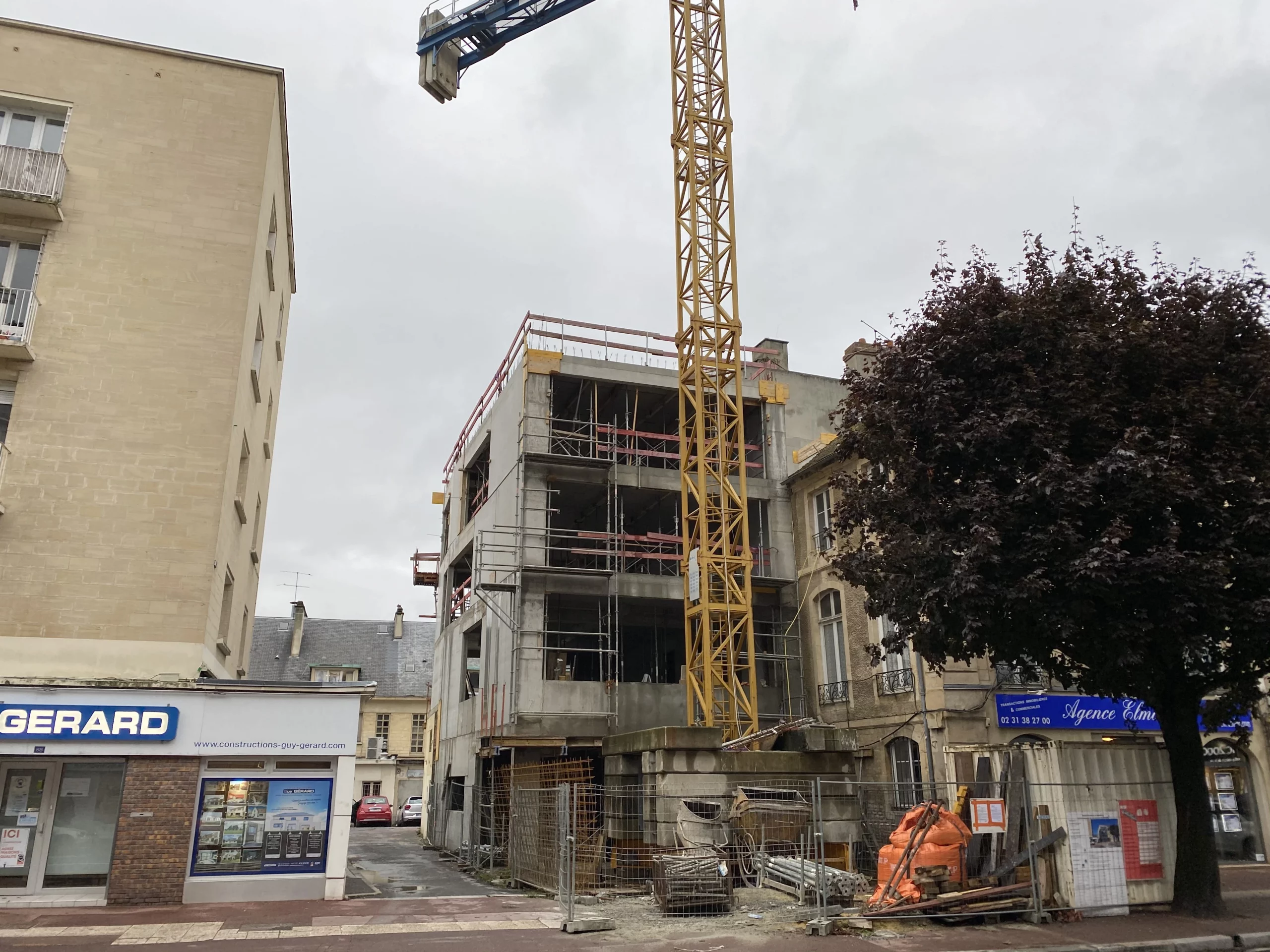 Chantier bureaux printemps en cours