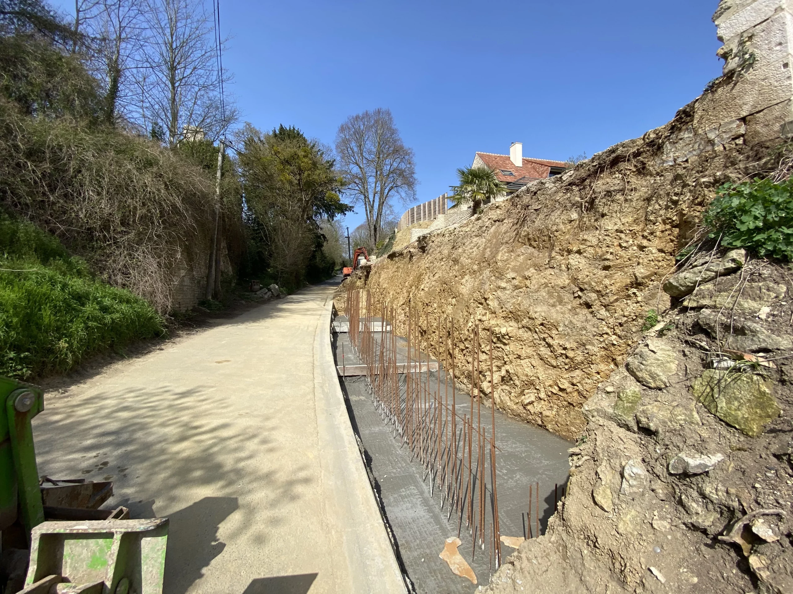 Le début du chantier du Mur Saint Laurent