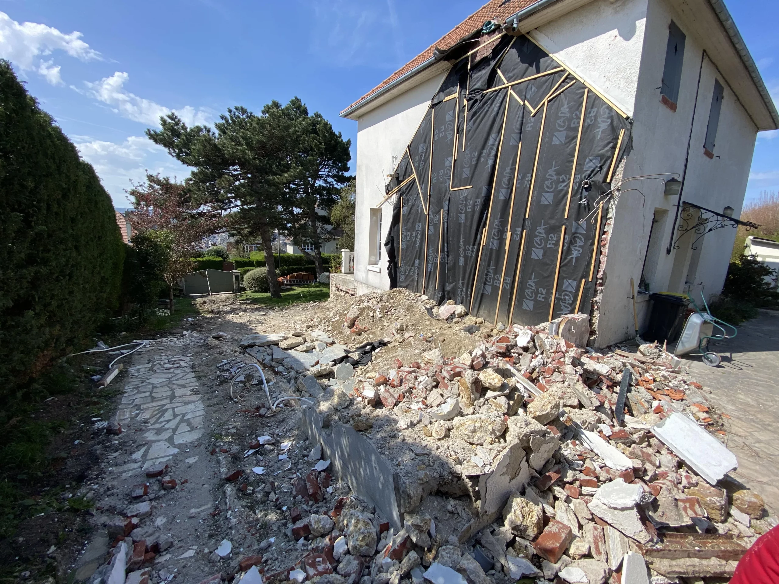 La continuité du chantier à Trouville-sur-Mer
