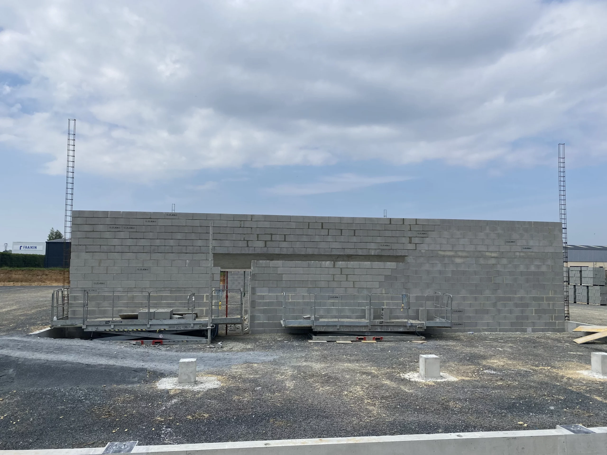 NaturePlast à Mondeville en chantier
