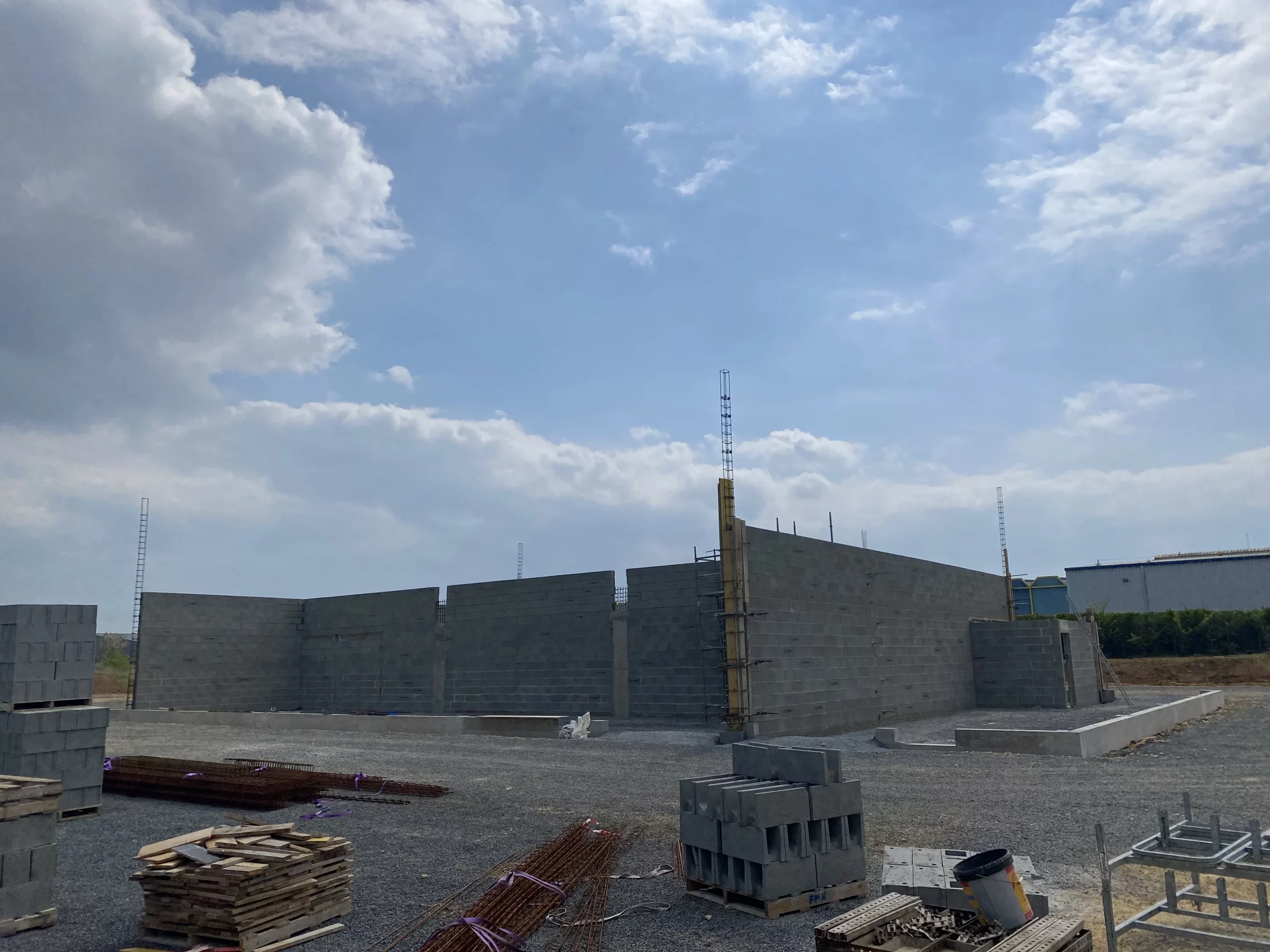 NaturePlast à Mondeville en construction