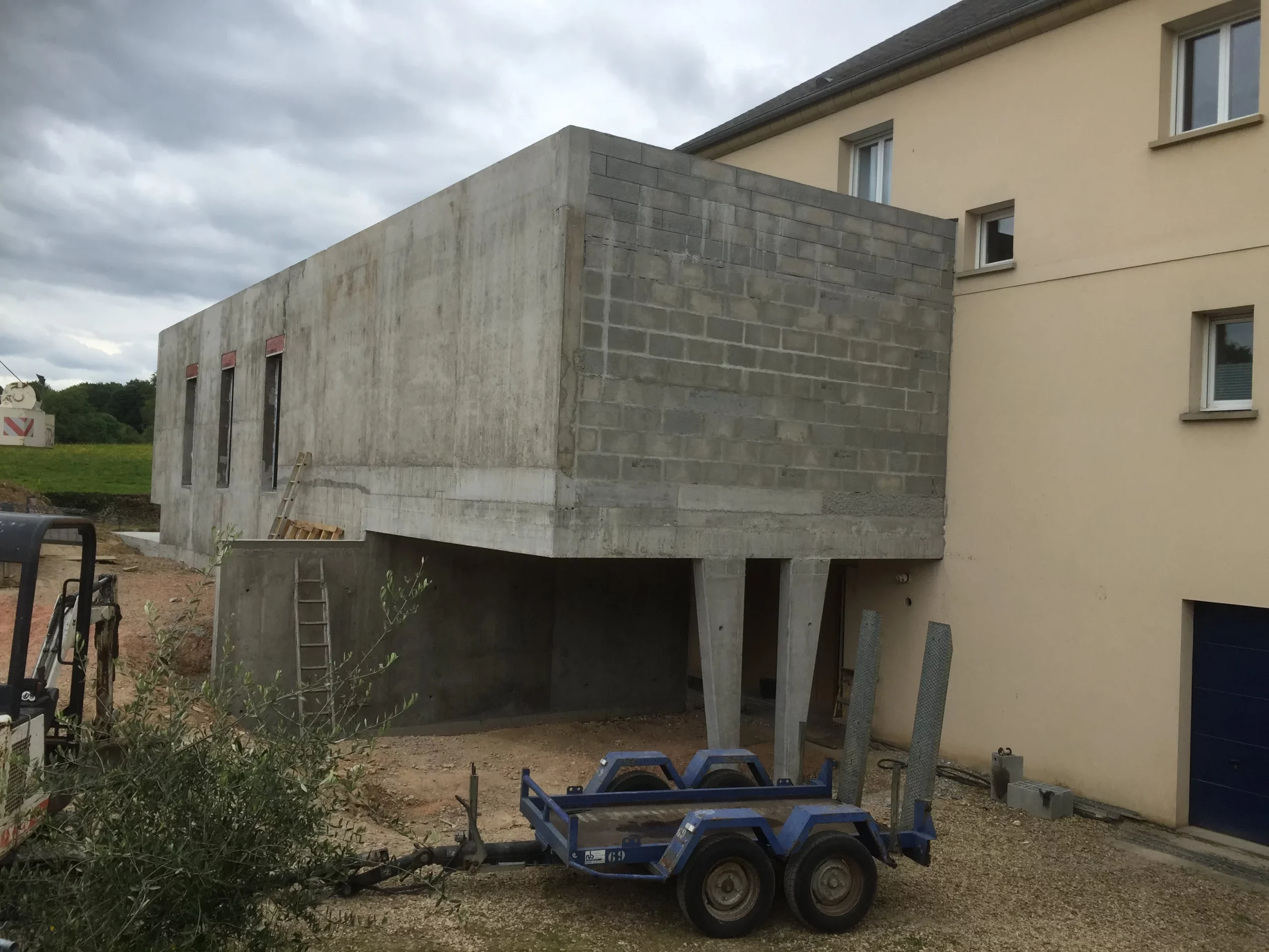 Extension d'habitation à Falaise en finalisation