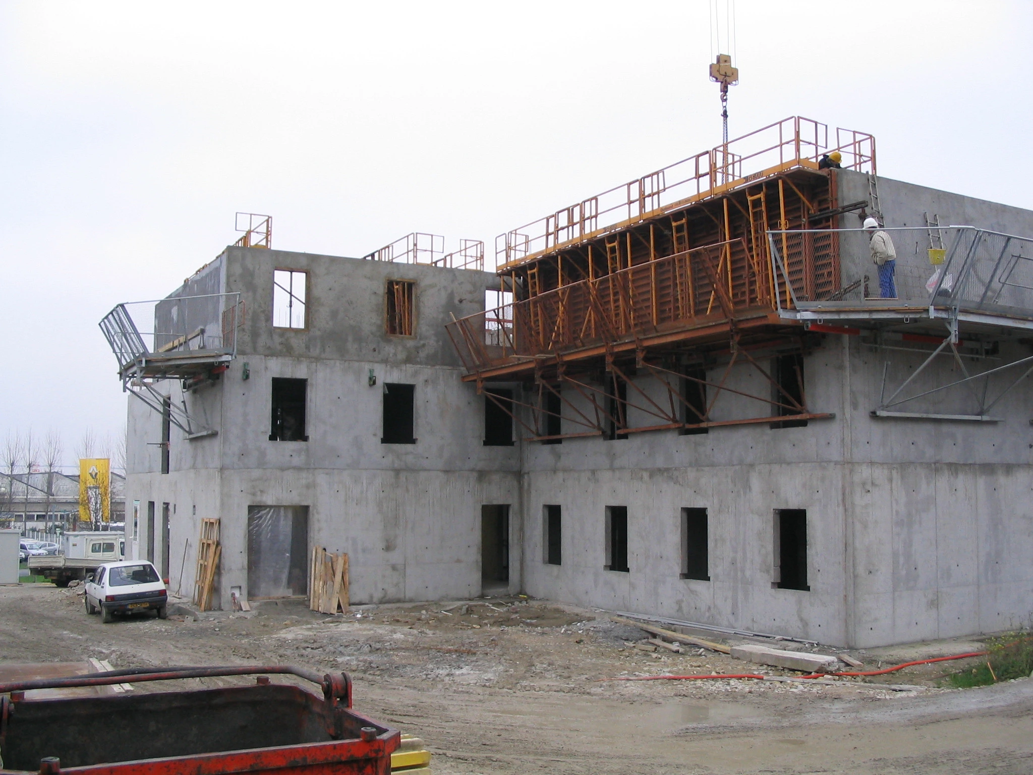 L'hôtel IBIS à Honfleur en construction