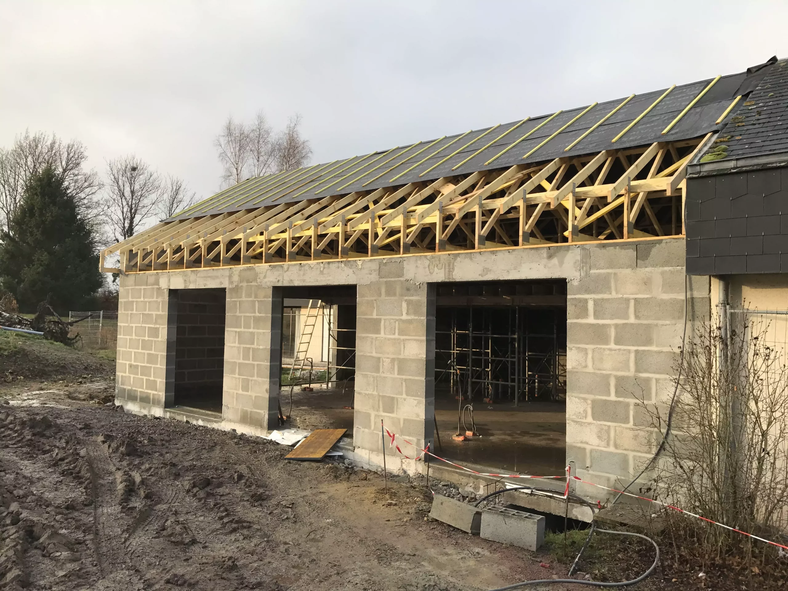 L'extension de l'EHPAD en travaux