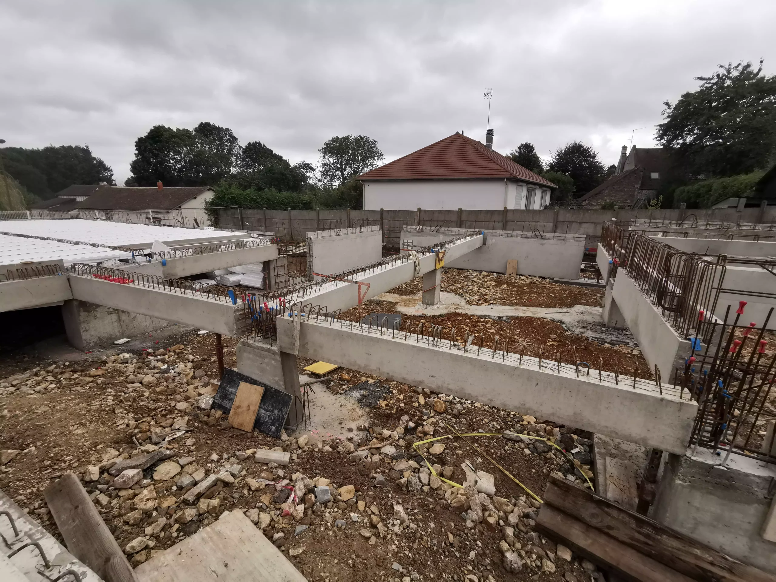 L'école de potigny en plein travaux