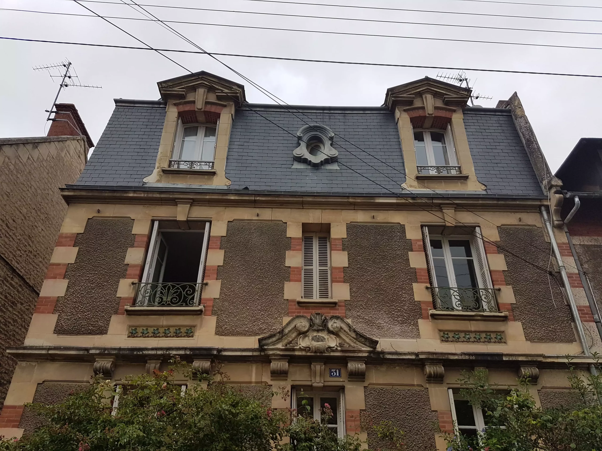 La façade avant les rénovations