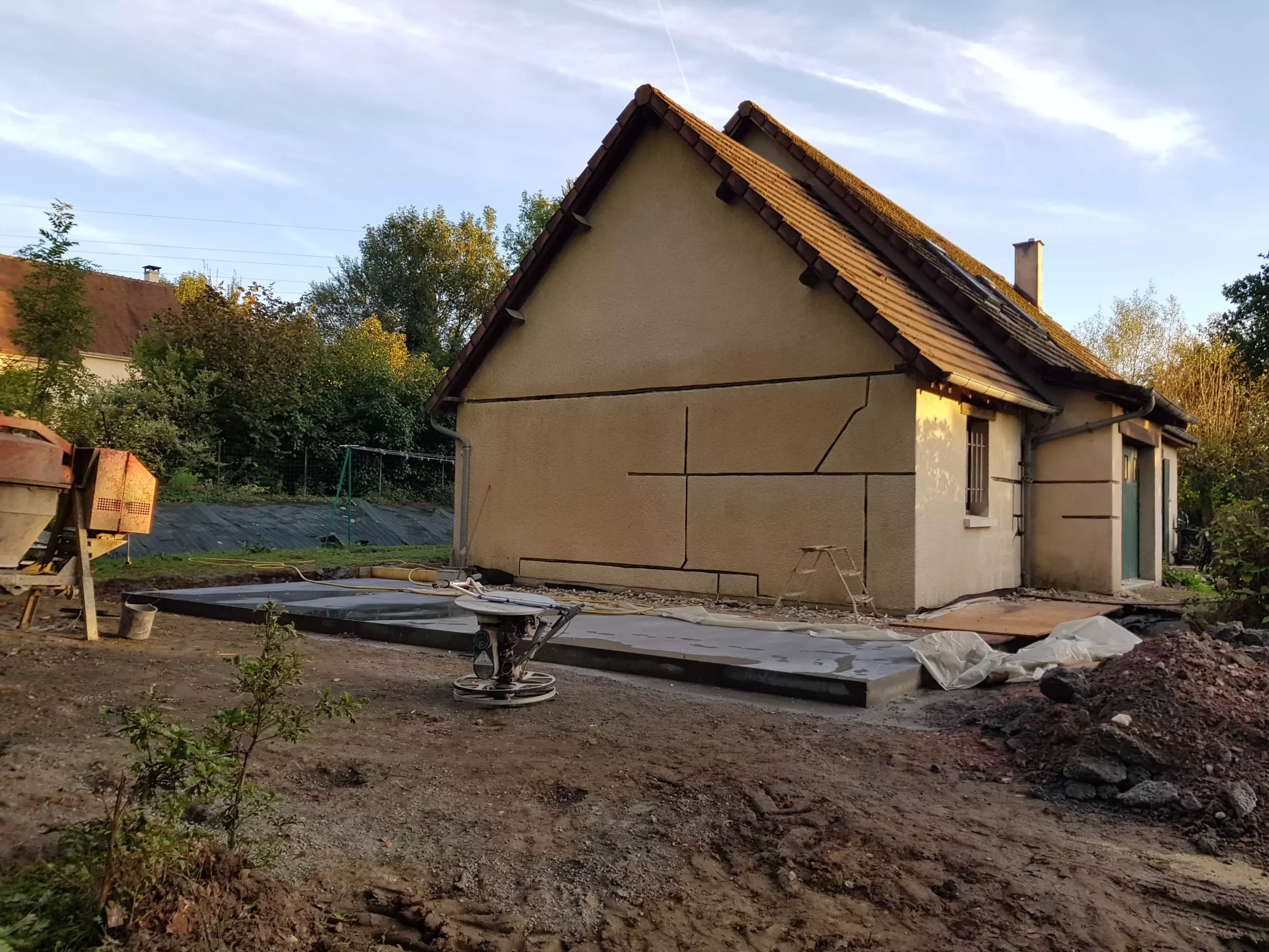 Reprises en sous-oeuvre au Breuil-en-Auge