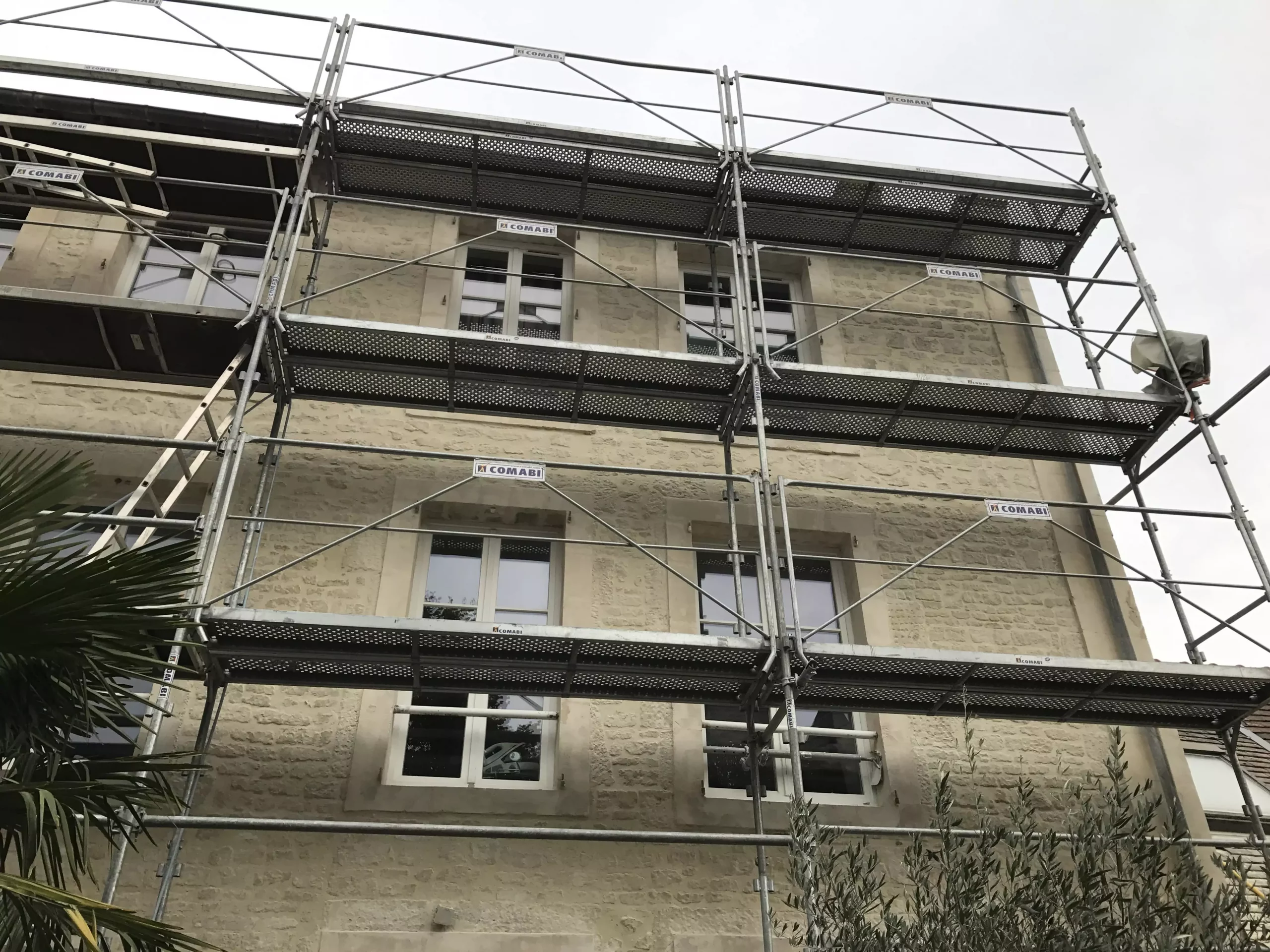 Rénovation de la façade en pierre
