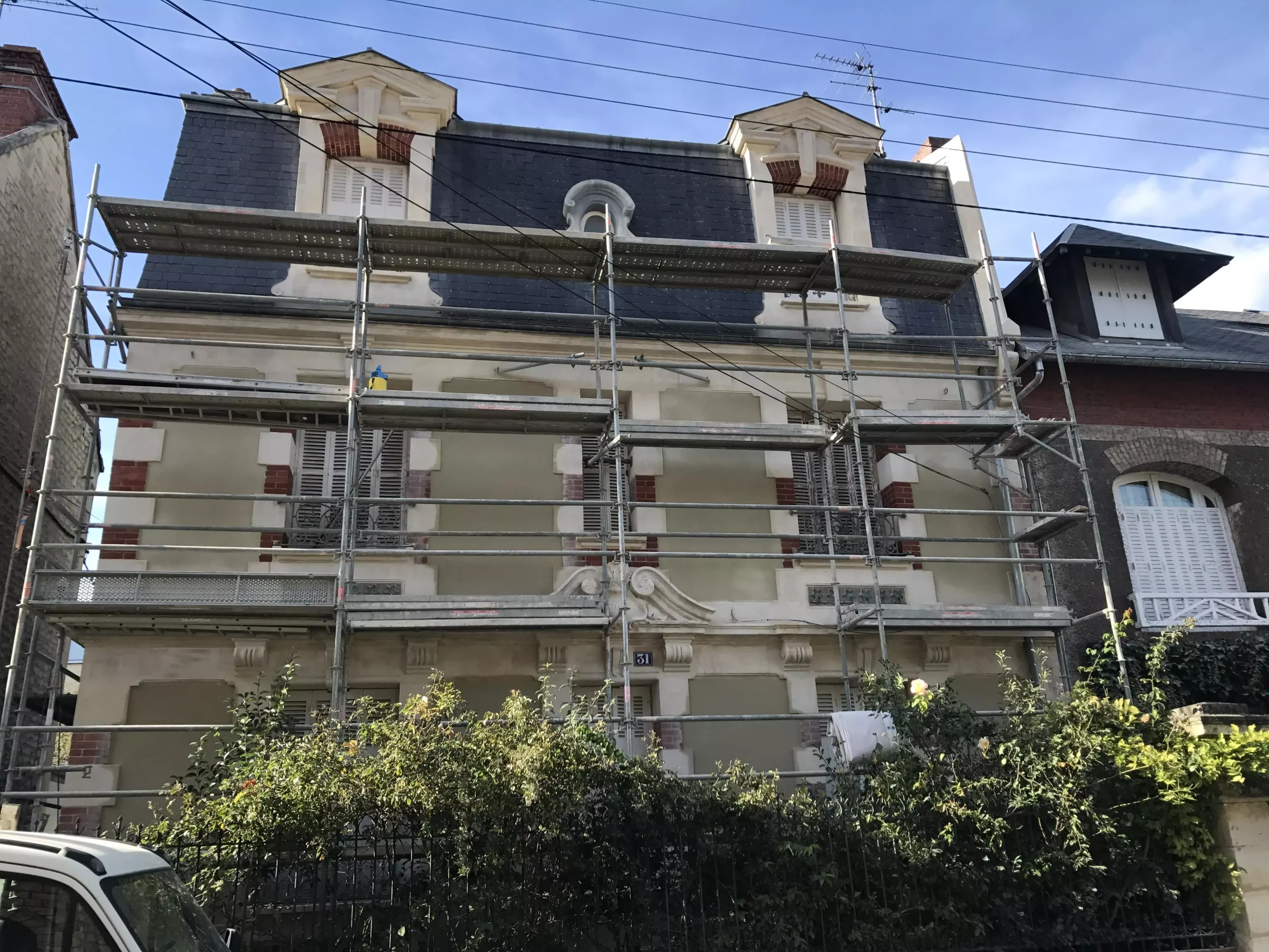 Rénovation de la façade en pierre