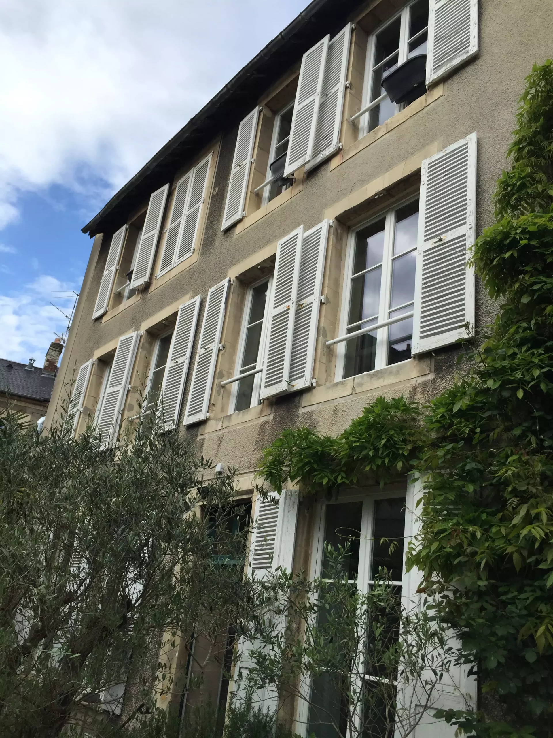 Façade avant les travaux de rénovation