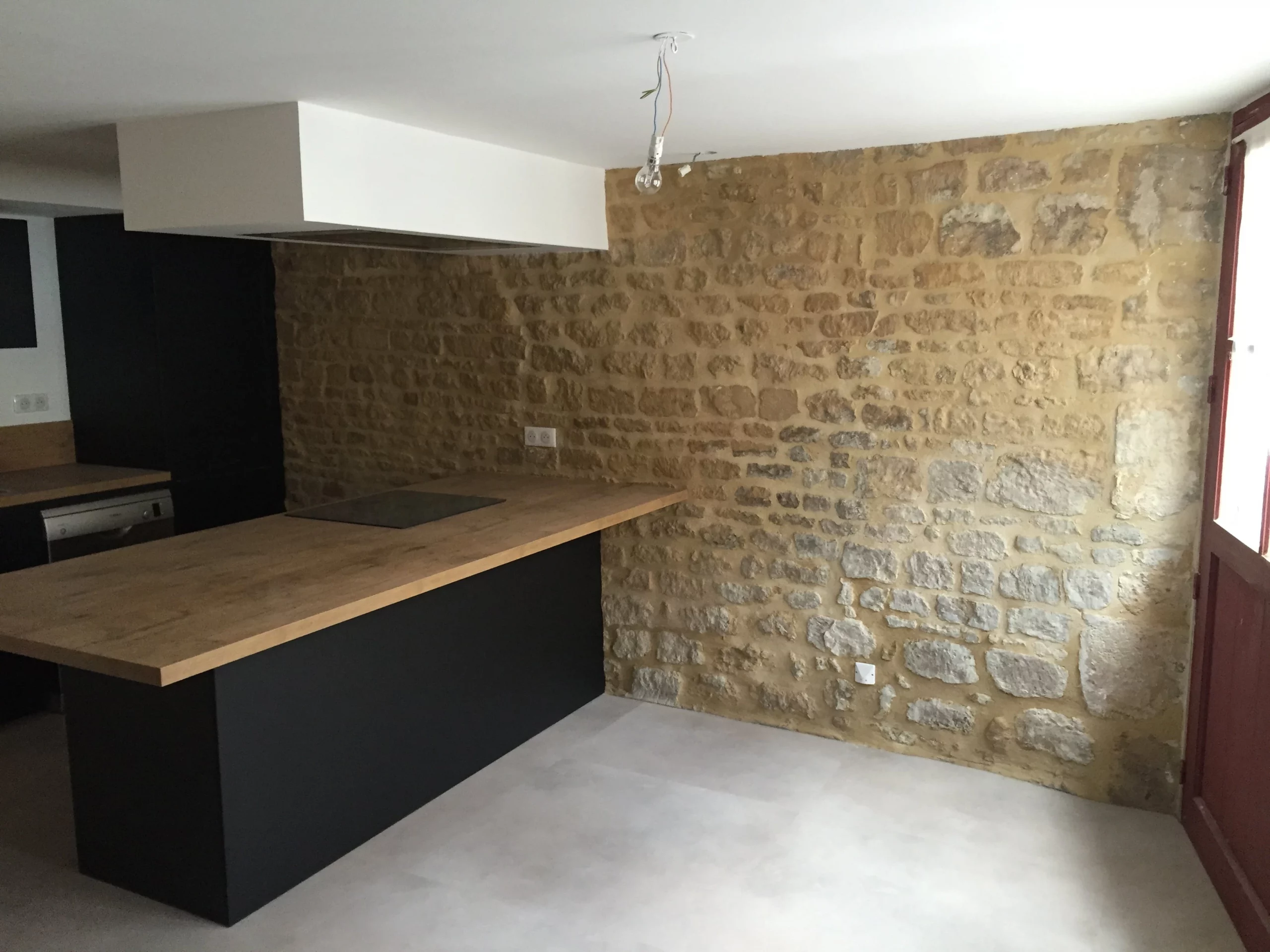 Rejointoiement du mur intérieur