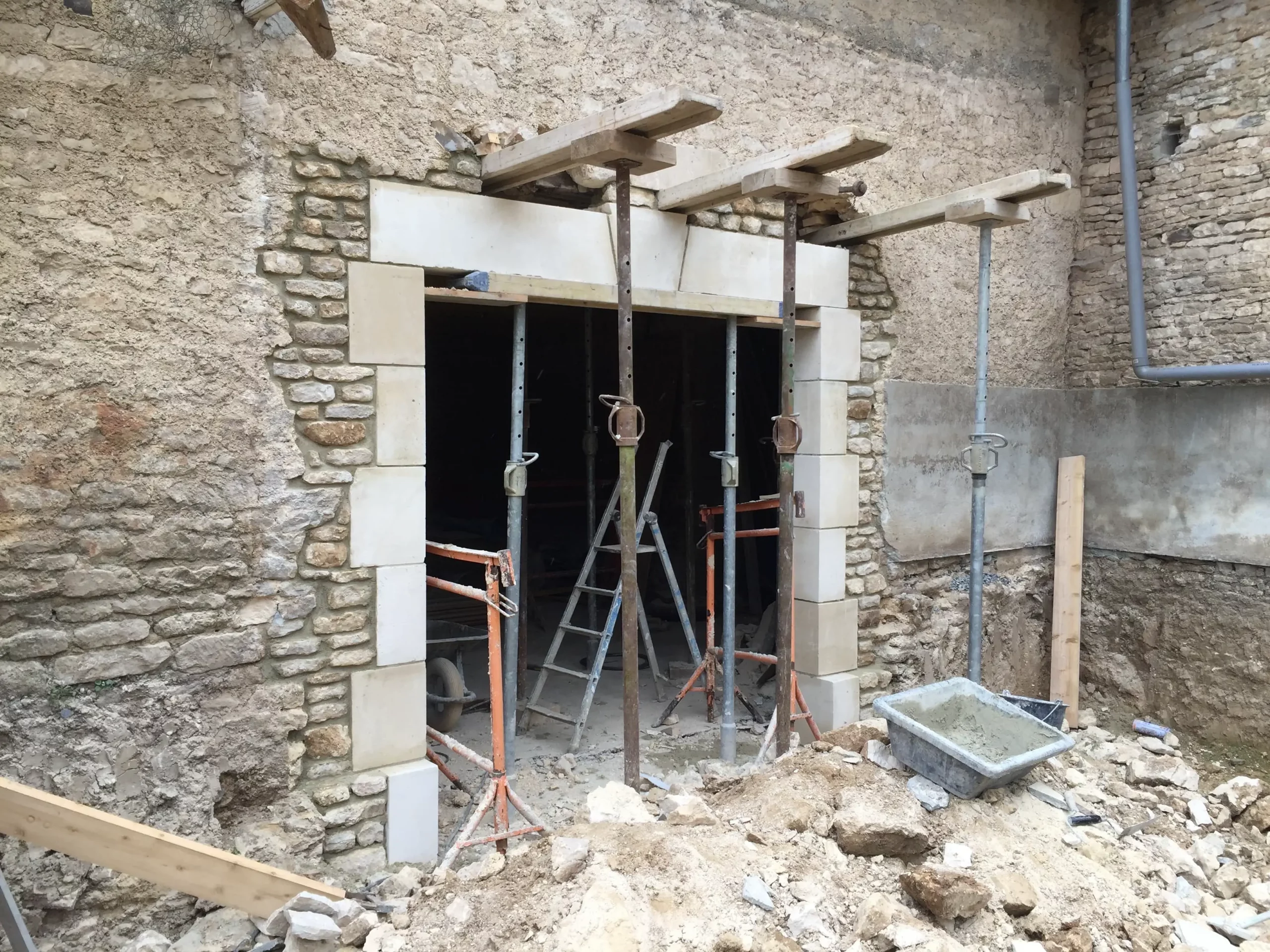 Création de l'ouverture en cours de finalisation